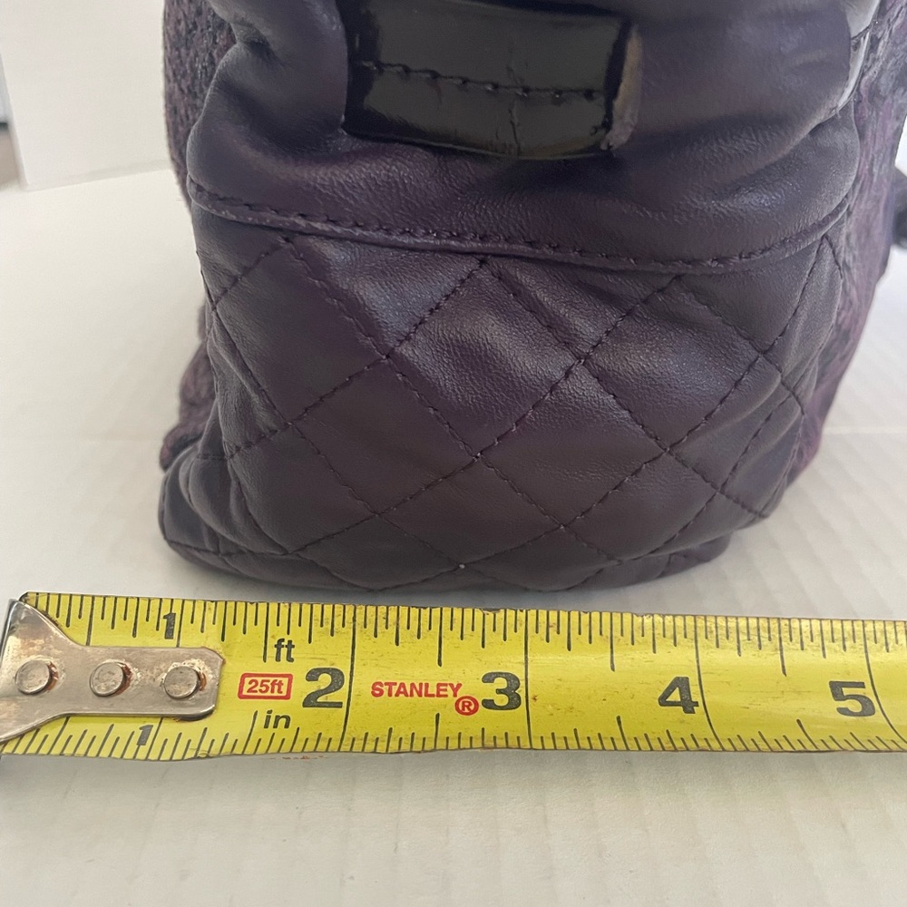 Original by SHARIF purple leather snake print bag - Picture 2 of 16